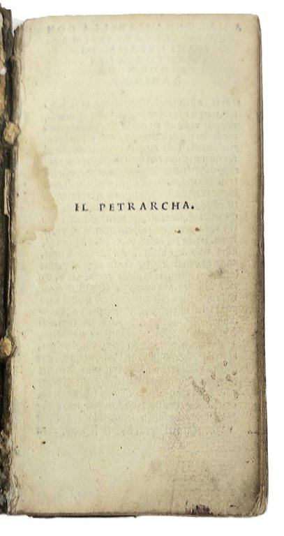 Il Petrarcha (Canzoniere &amp;ndash; Trionfi).&amp;nbsp; | Immagine Gallery 4
