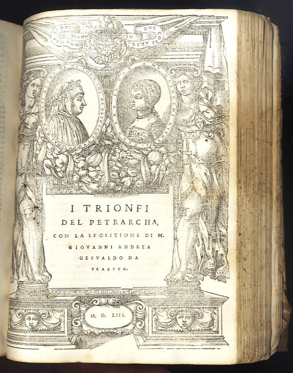 Il Petrarcha con la spositione di M. Giovanni Andrea Gesualdo.