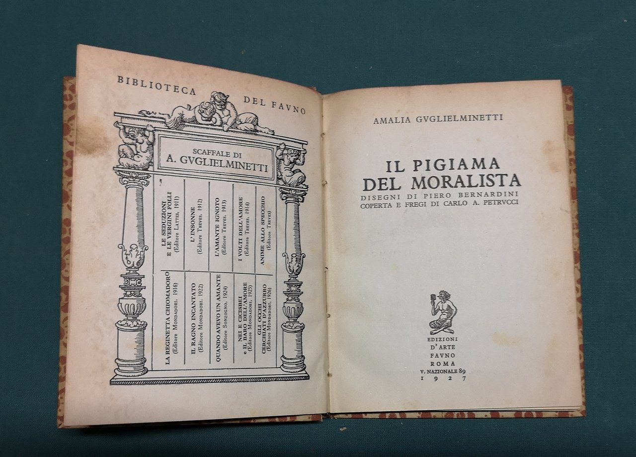 Il pigiama del moralista. Disegni di P. Bernardini, coperta e …