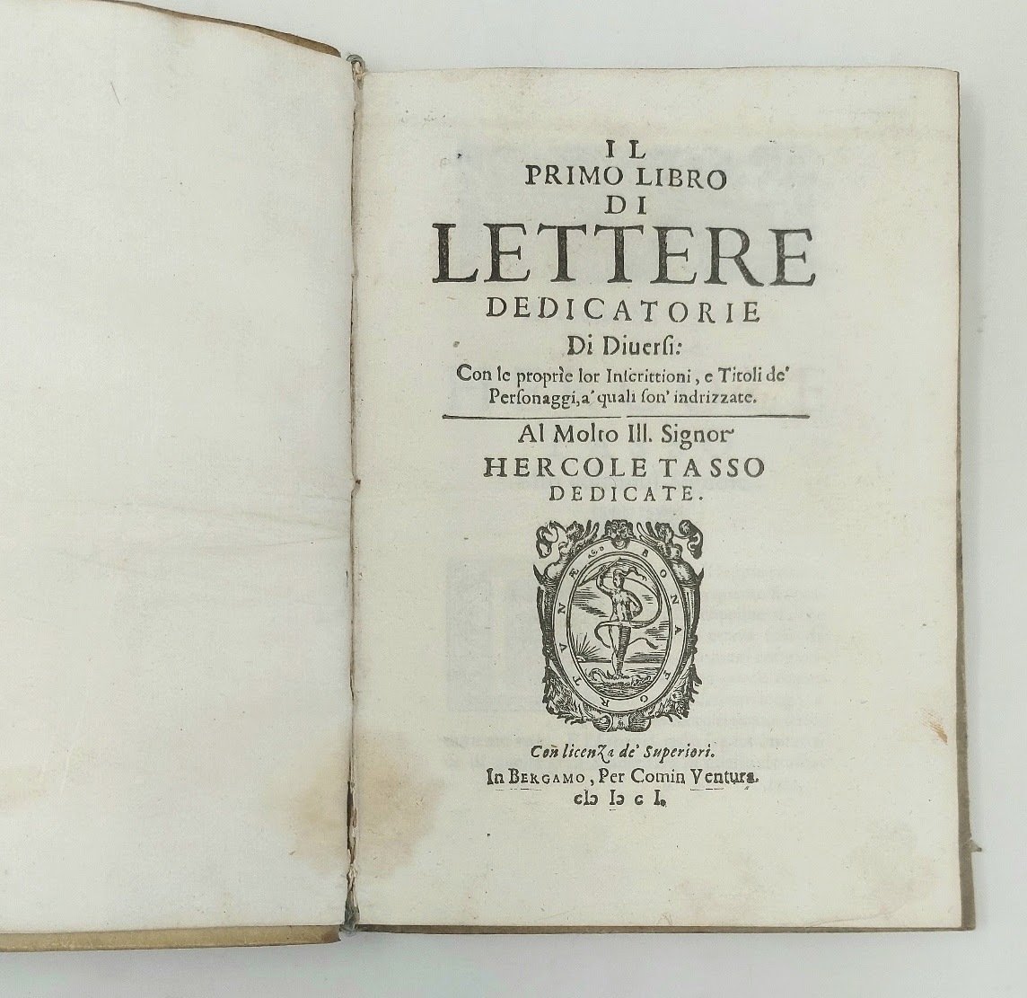 Il primo libro di lettere dedicatorie di diversi:&amp;nbsp;con le proprie …