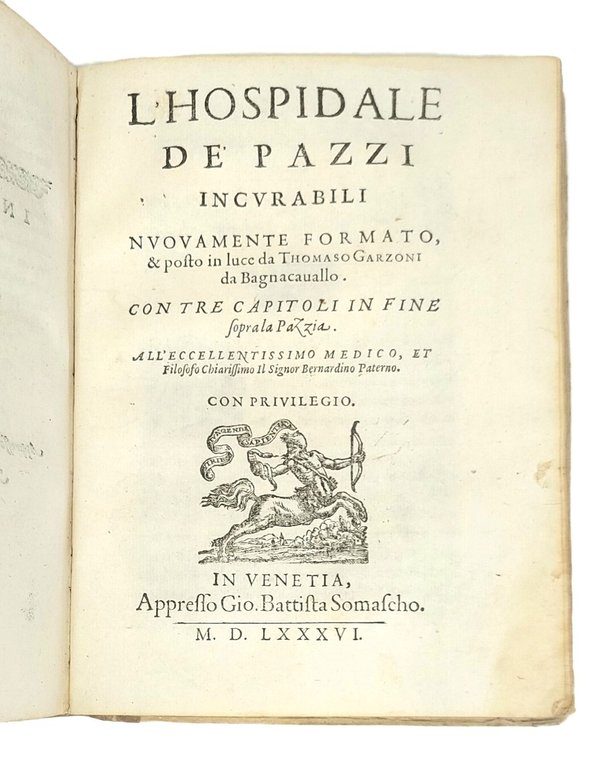 Il theatro de' vari e diversi cervelli mondani. (Legato con:) …