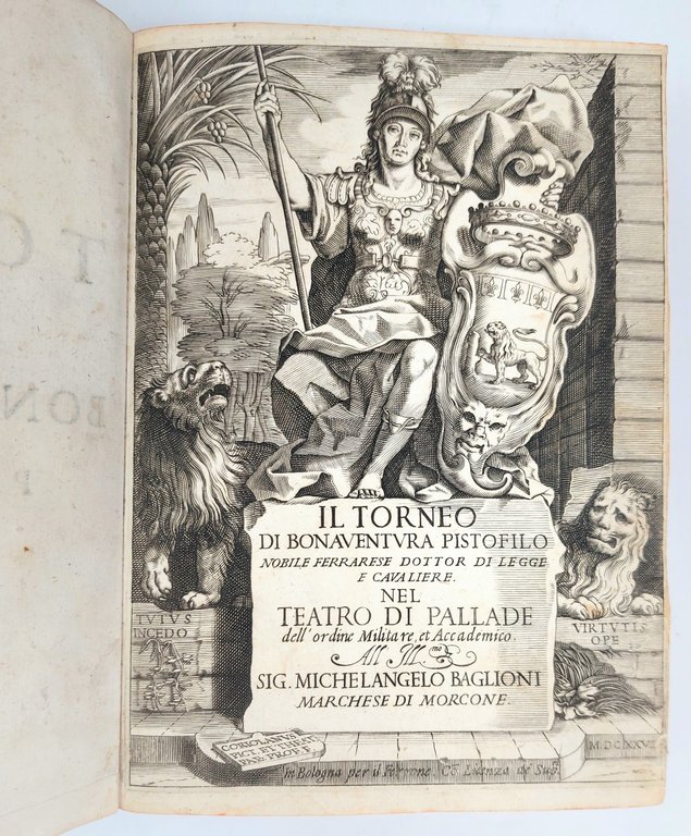 Il Torneo nel Teatro di Pallade. Di Bonaventura Pistofilo nobile …