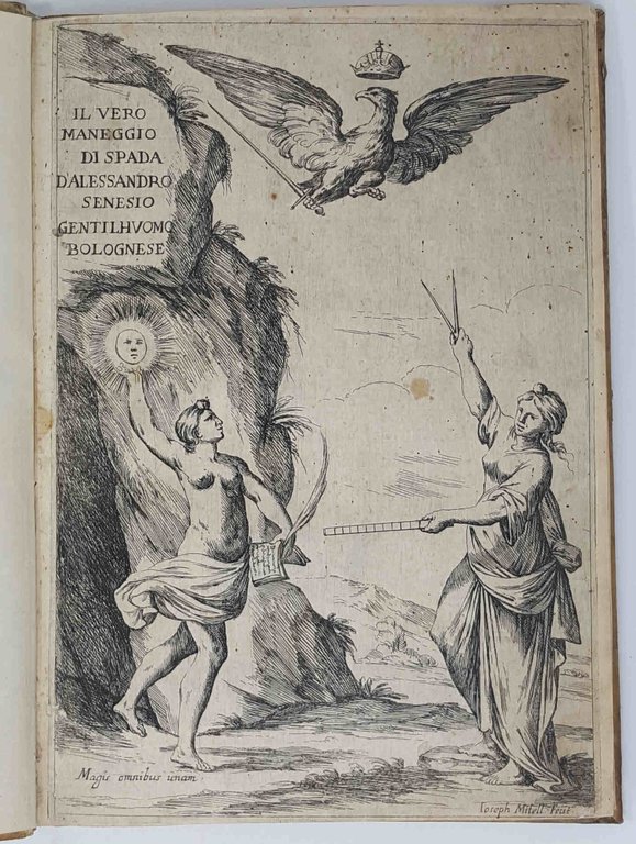 Il vero maneggio di spada.D'Alessandro Senese gentil'huomo bolognese.