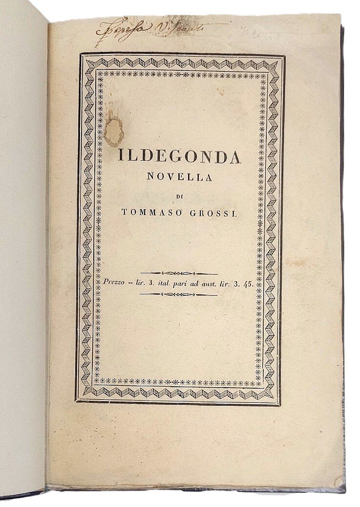 Ildegonda.&amp;nbsp;Novella.&amp;nbsp;