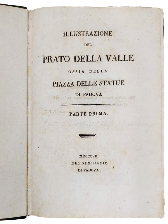 Illustrazione del Prato della Valle ossia della Piazza della Salute …
