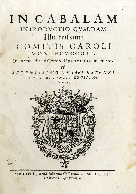 In Cabalam introductio quaedam... - (Segue:) Polemonis Physionomia e graeco …