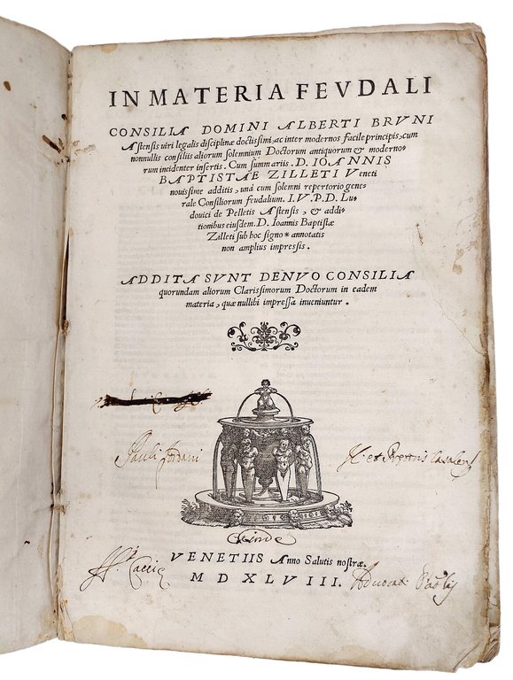 In materia feudali Consilia... Addita sunt denuo Consilia quorundam aliorum … | Immagine Gallery 4