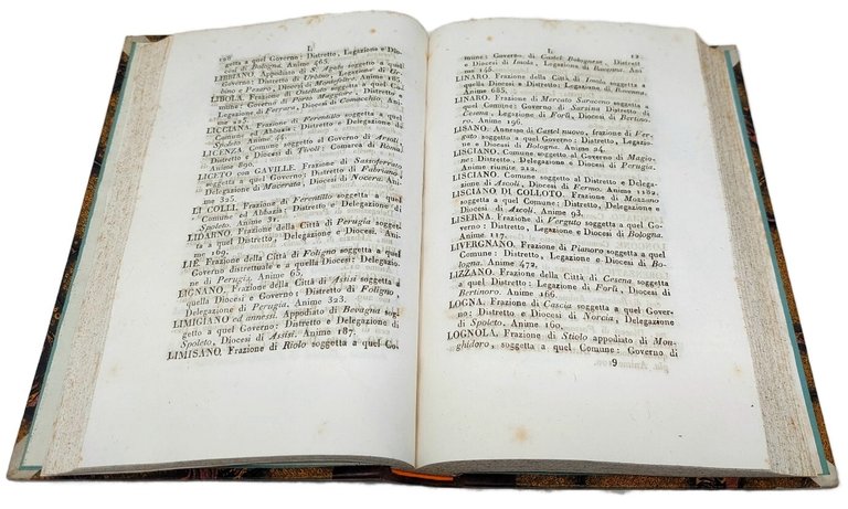 Indice alfabetico di tutti i luoghi dello Stato Pontificio colla …