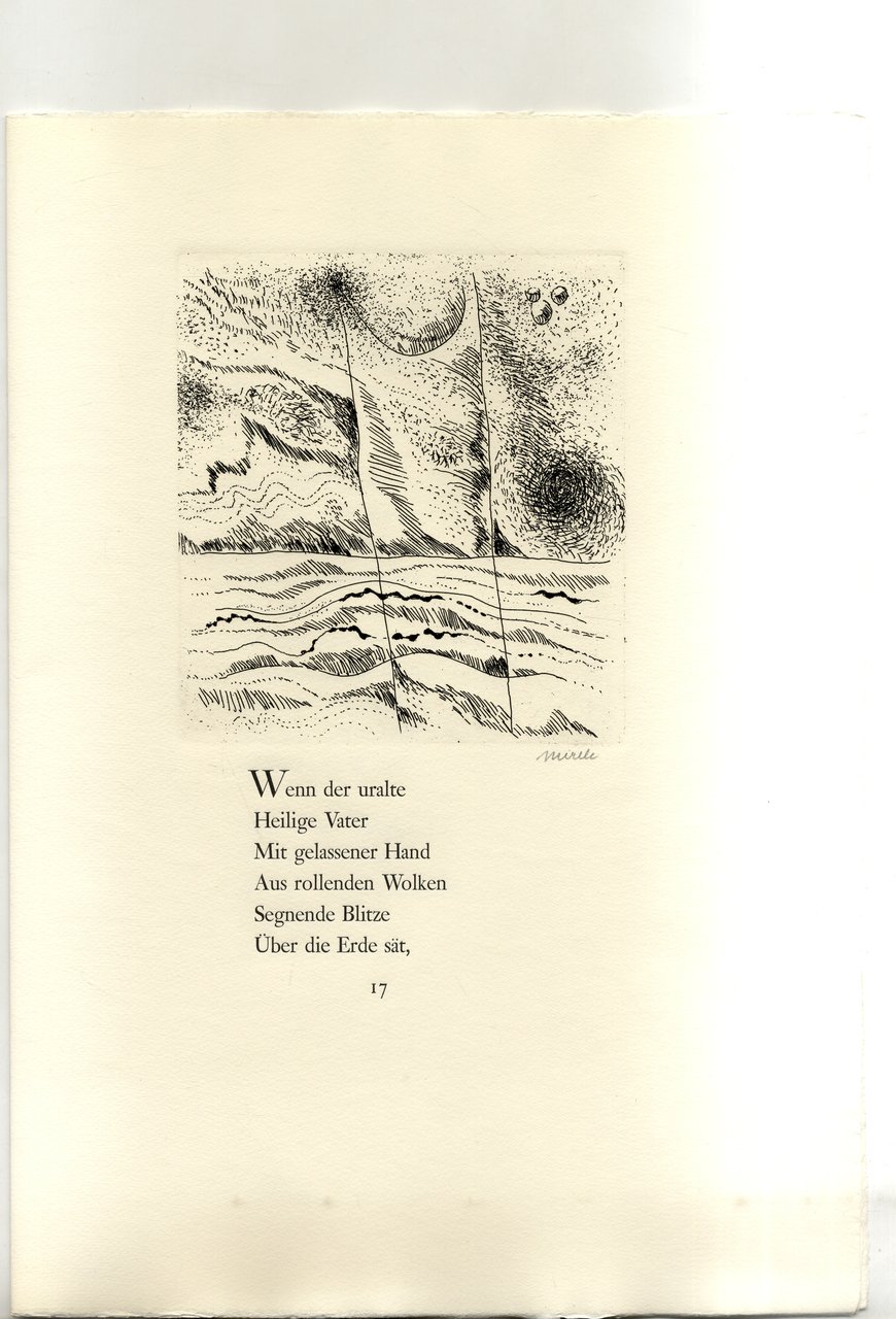 Inni di Goethe. Gesang der Geisteruber den Wassern. Grenzen der …