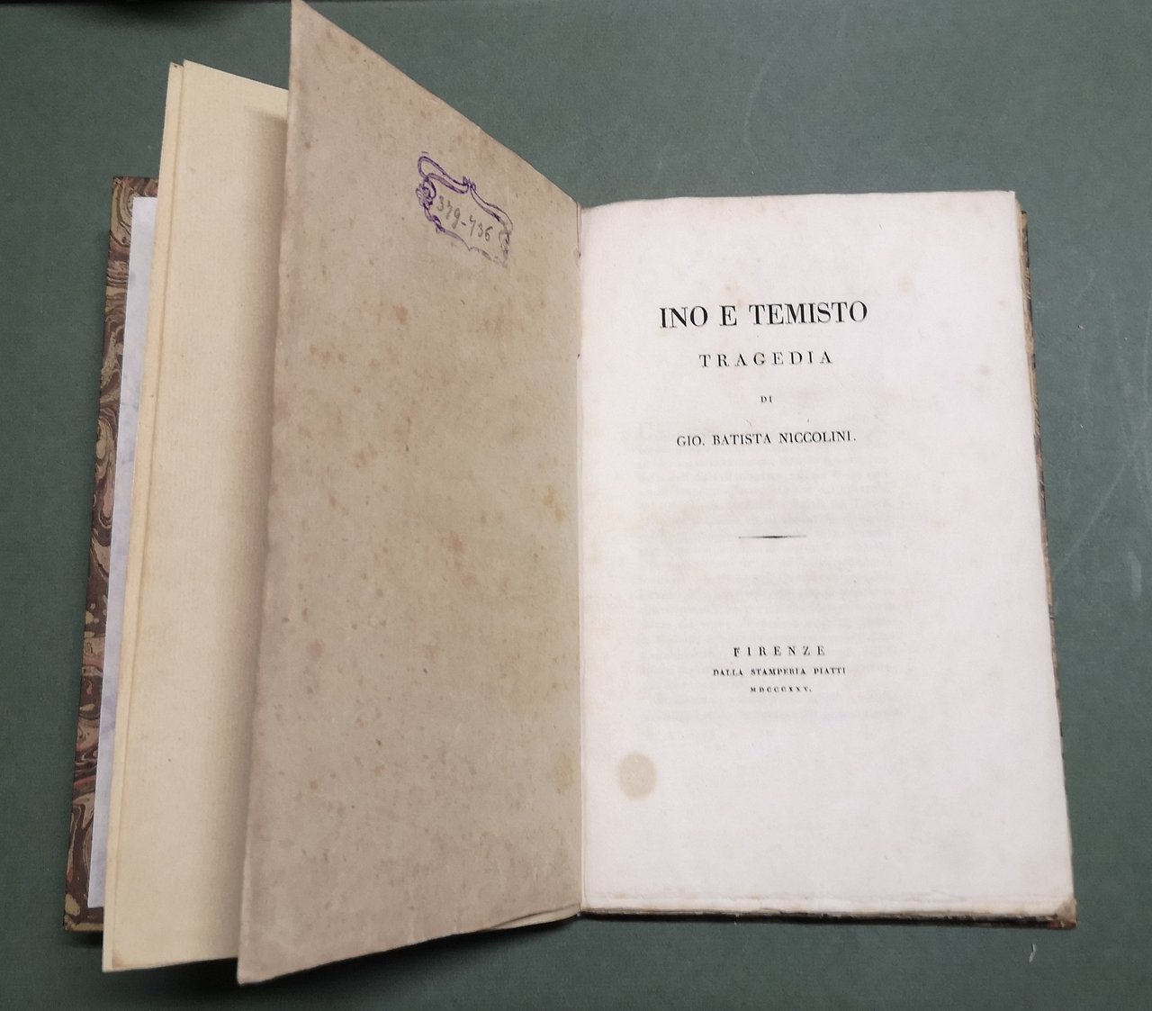 Ino e Temisto. Tragedia. (Segue, dello stesso autore:) Medea. Dramma …