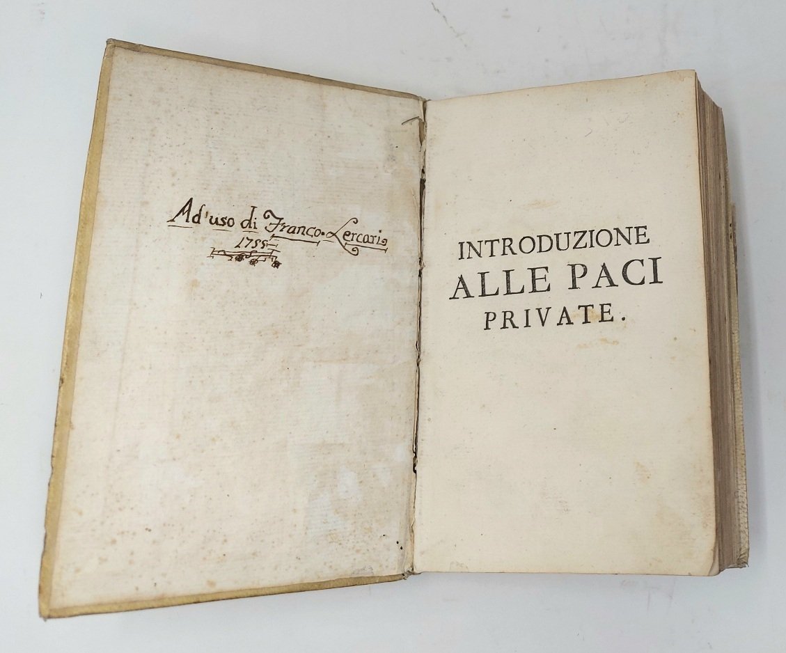 Introduzione alle paci private, composta, e dedicata all'altezza serenissima di …