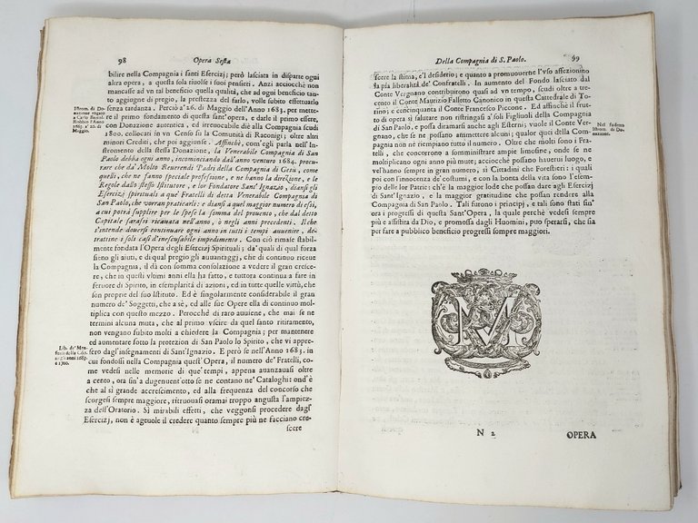 Istoria della Venerabile Compagnia della Fede Cattolica sotto l'invocazione di …