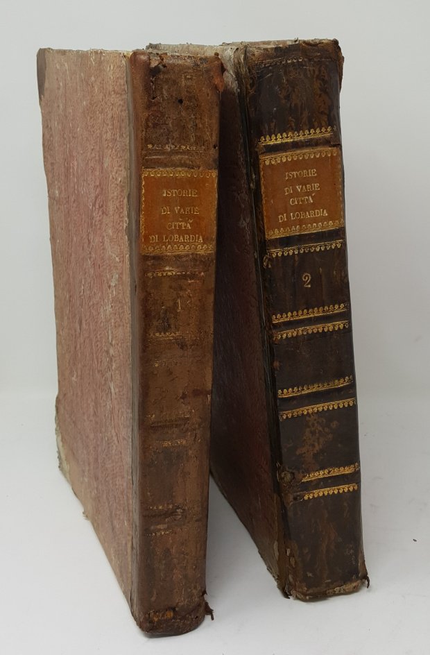 ''Istorie di varie città di Lobardia'' (sic, dai titoli sui …
