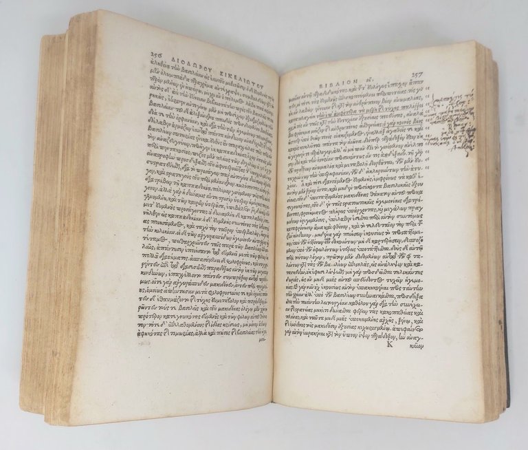 Istorion Biblia tina ta heuriskomena (in greco). Diodori Siculi Historiarum …
