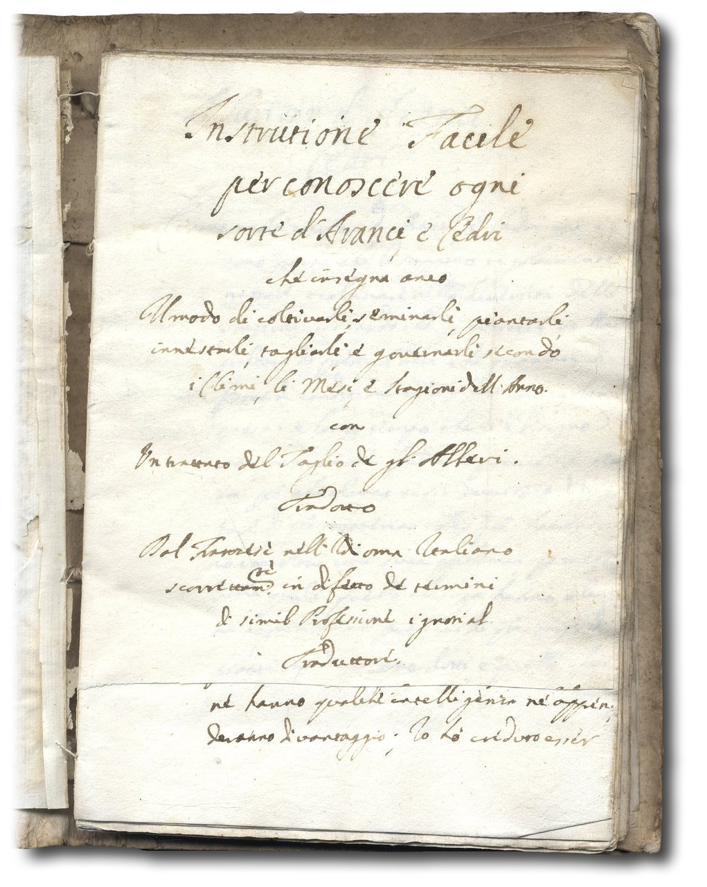 Istrutione facile per conoscere ogni sorte d'aranci e cedri...&amp;nbsp;Con un …