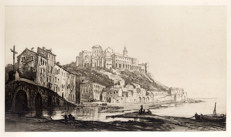 Italie. Souvenir d�un voyage de Nice a G&amp;eacute;nes par la …