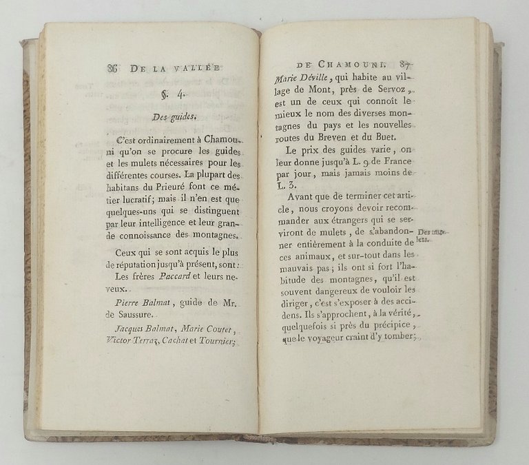 Itineraire de La Vallee de Chamonix,&amp;nbsp;d'Une Partie Du Bas-Vallais Et …