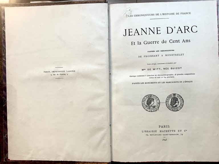 Jeanne d'Arc, et la guerre de cent ans.