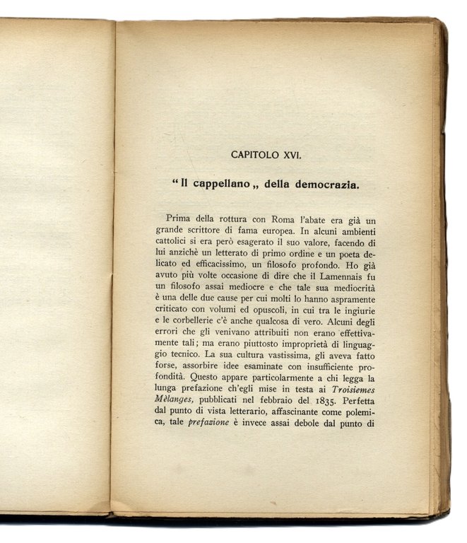 L' Abate Lamennais e gli italiani del suo tempo. | Immagine Gallery 3