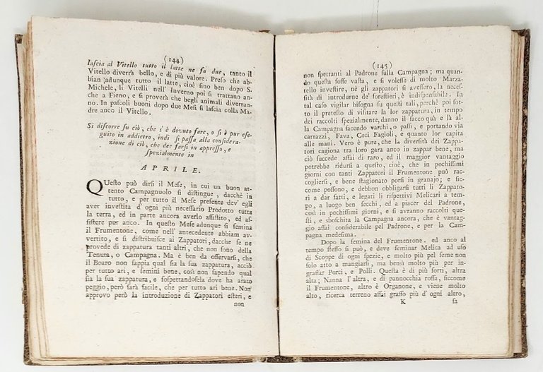 L'Agricoltor Ferrarese in dodici mesi.&amp;nbsp;Secondo l'anno diviso a comodo di …