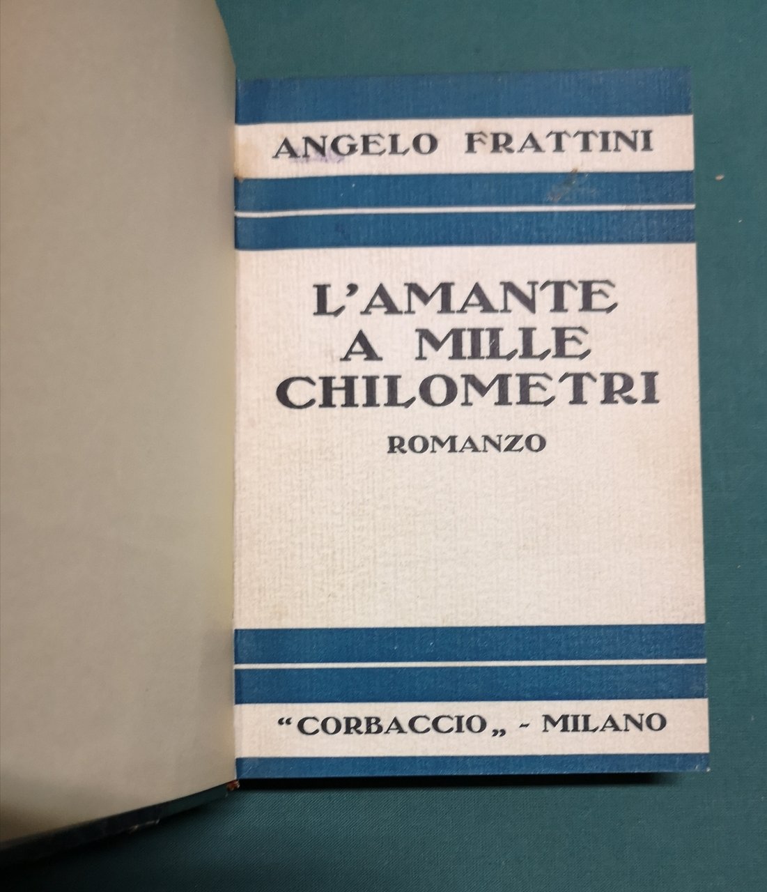 L'amante a mille chilometri.