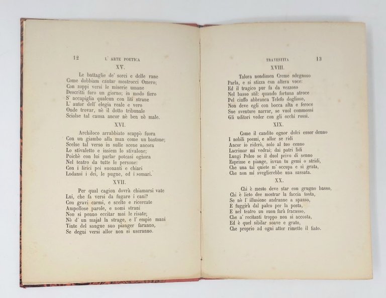 L’arte poetica di Quinto Orazio Flacco, travestita ed esposta in …