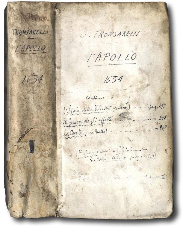 L'Apollo. (Seguono:) L'isola della felicit&amp;agrave;. Il giuoco degli affetti. La …