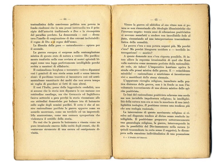 L'eredit&amp;agrave; dell'Ottocento.&amp;nbsp;