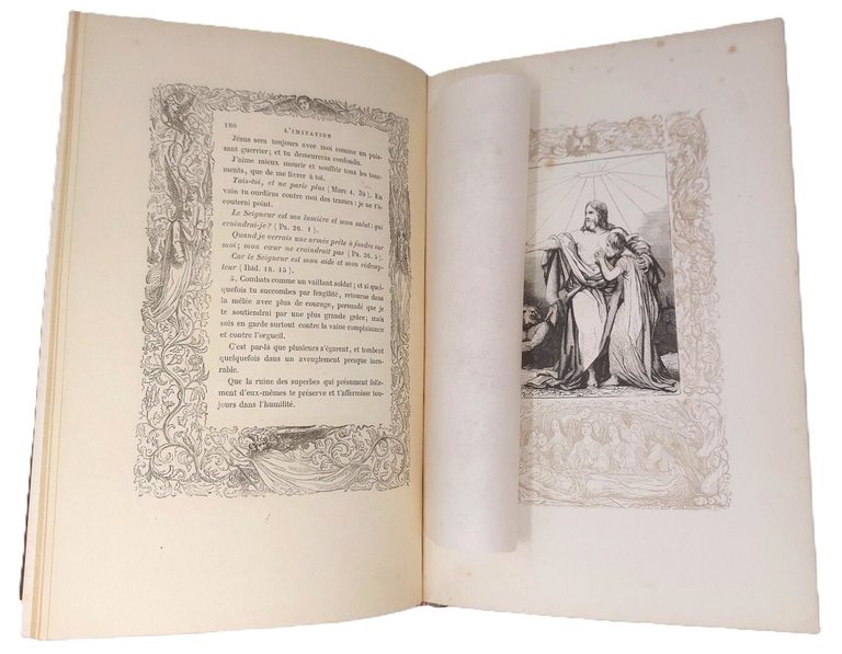 L'IMITATION DE JESUS-CHRIST traduite par M. De Genoude.&amp;nbsp;Nouvelle &amp;eacute;dition enrichie …