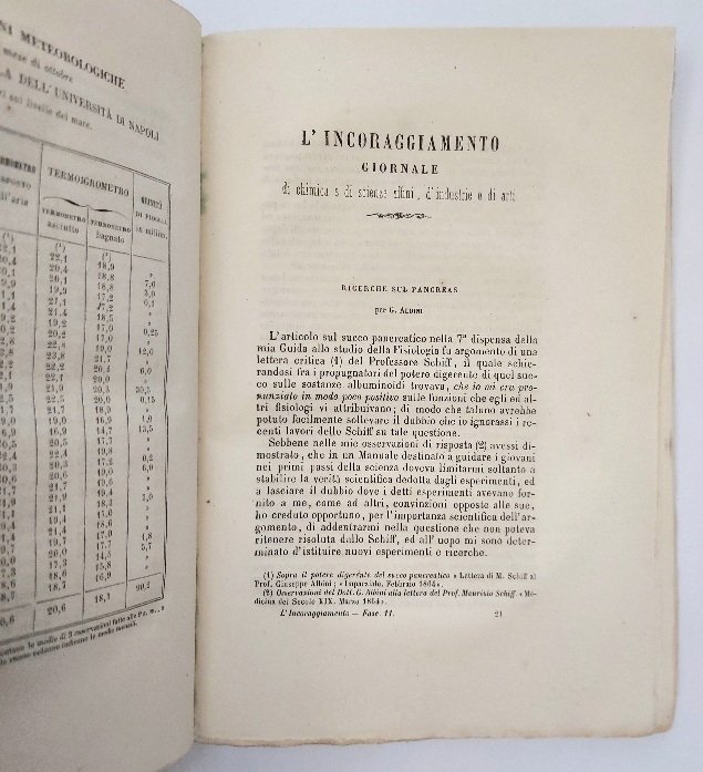 L'incoraggiamento. Giornale di chimica e di scienze affini, d'industrie edi …