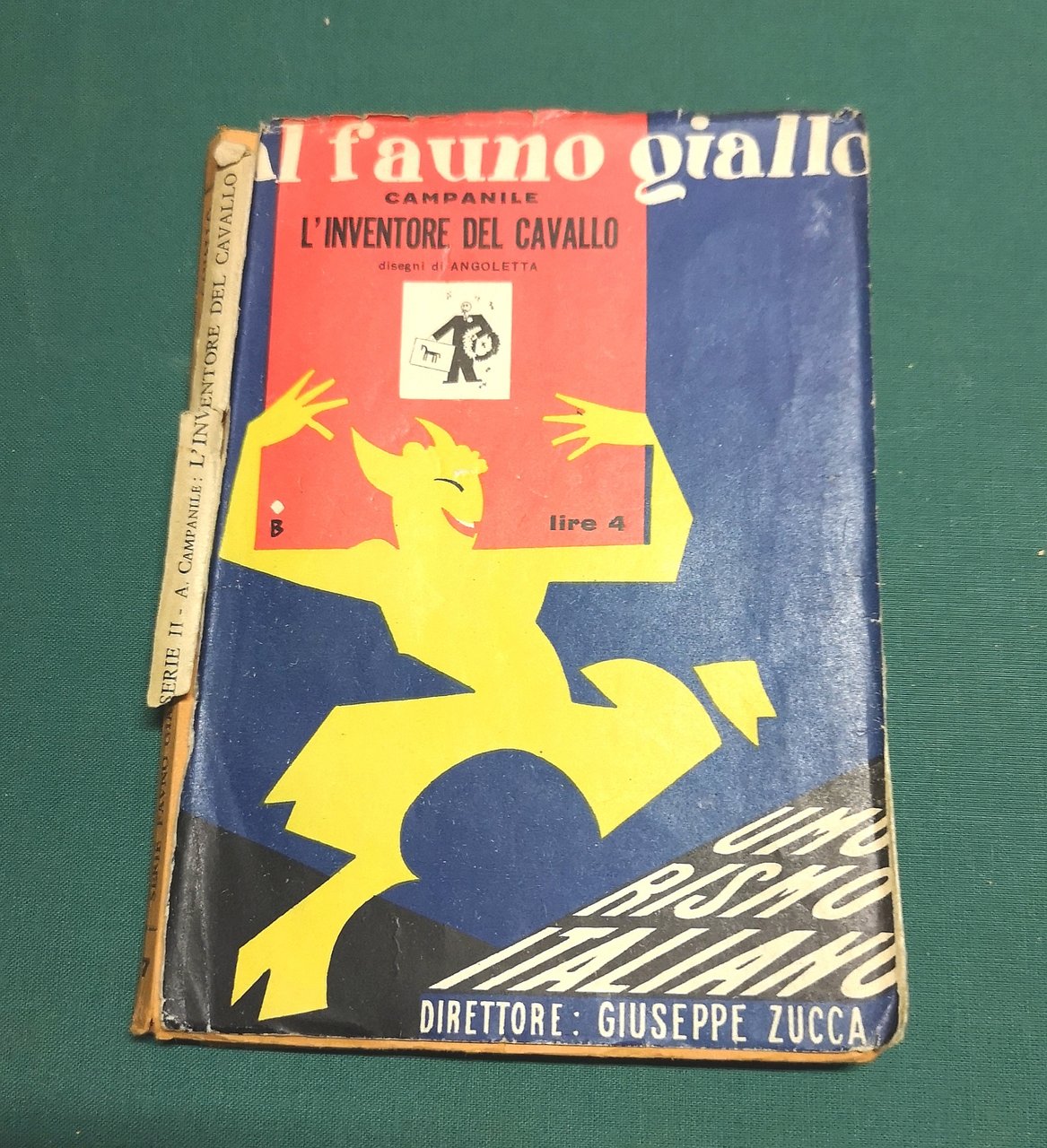 L'inventore del cavallo. Disegni di Bruno Angioletta, coperta e fregi …