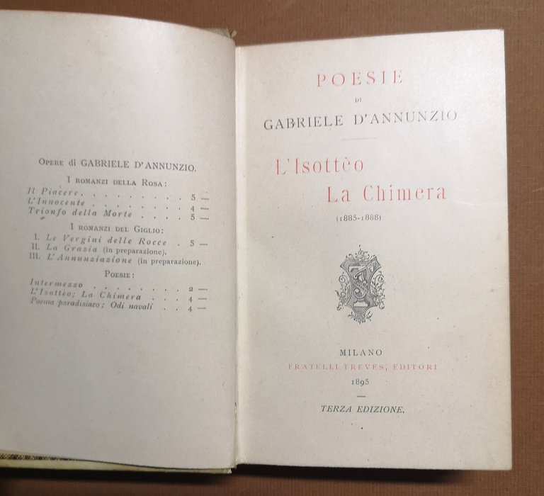 L'Isott&amp;egrave;o - La Chimera (1885 - 1888).