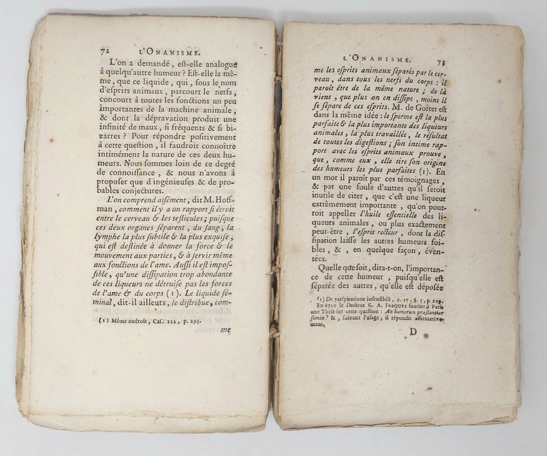 L'Onanisme. Dissertation sur les maladies produites par la masturbation.