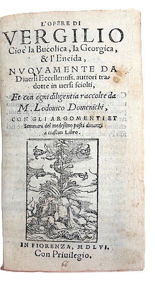 L'Opere di Vergilio cio&amp;egrave; la Bucolica, la Georgica, et l'Eneida, …