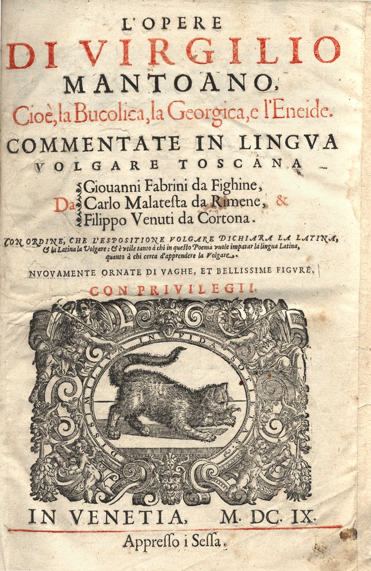L' opere di Virgilio mantoano, cioè, la Bucolica, la Georgica, …