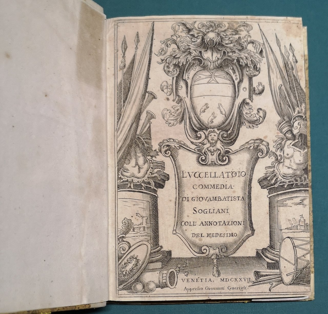 L'Uccellatoio. Commedia di G.B. Sogliani.
