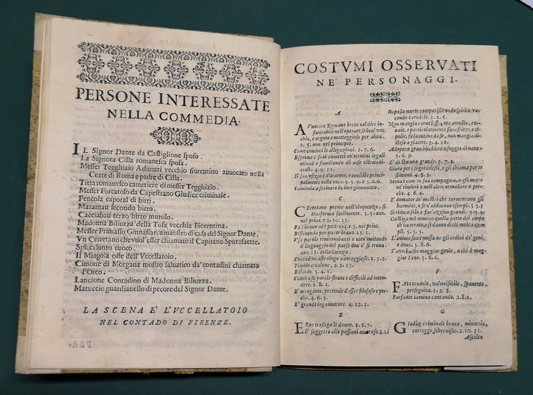L'Uccellatoio. Commedia di G.B. Sogliani.
