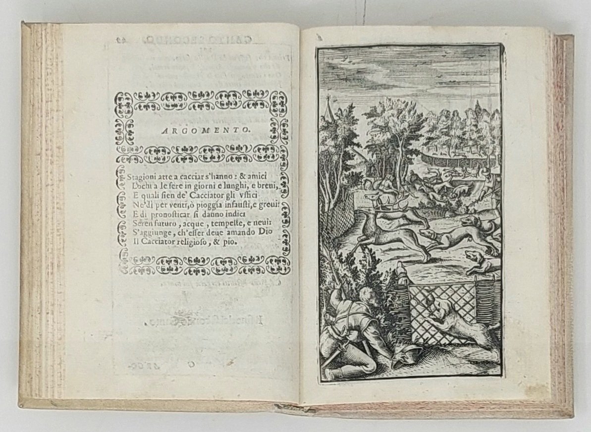 La caccia.&amp;nbsp;Ricorretta &amp;amp; di molte stanze ampliata, con le annotationi …