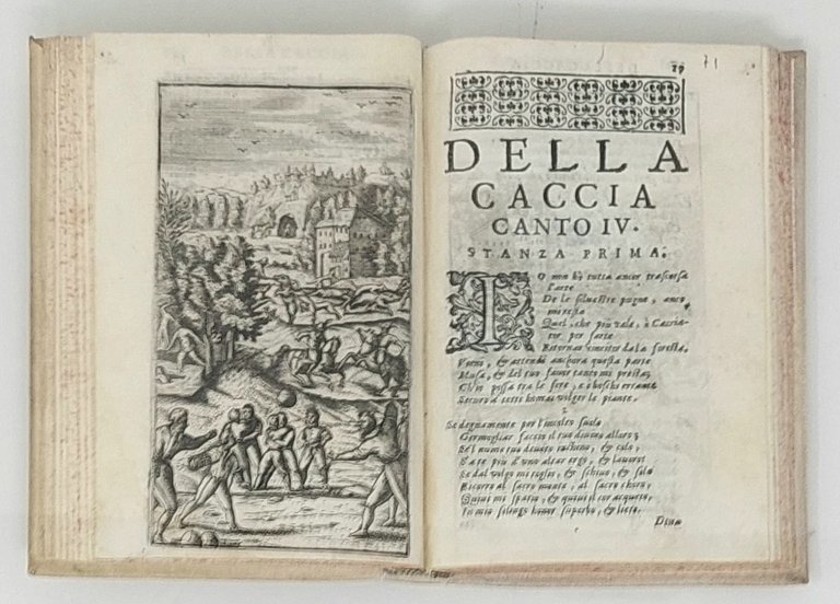 La caccia.&amp;nbsp;Ricorretta &amp;amp; di molte stanze ampliata, con le annotationi …