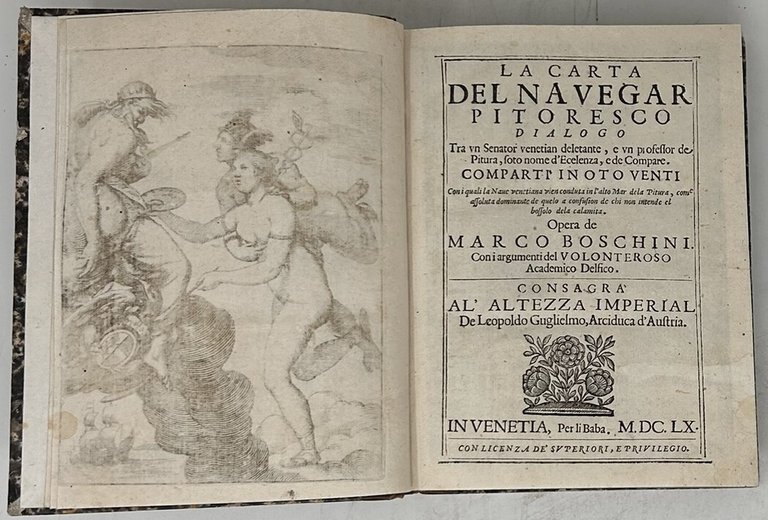 La carta del navegar pittoresco.&amp;nbsp;Dialogo tra un Senator venetian deletante, … | Immagine Gallery 10