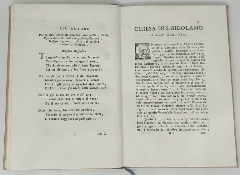 La Certosa di Bologna descritta nelle sue pitture.