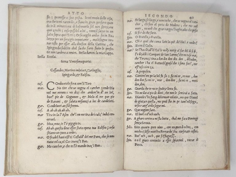 La Cingana, comedia di Gigio Arthemio Giancarli Rhodigino.