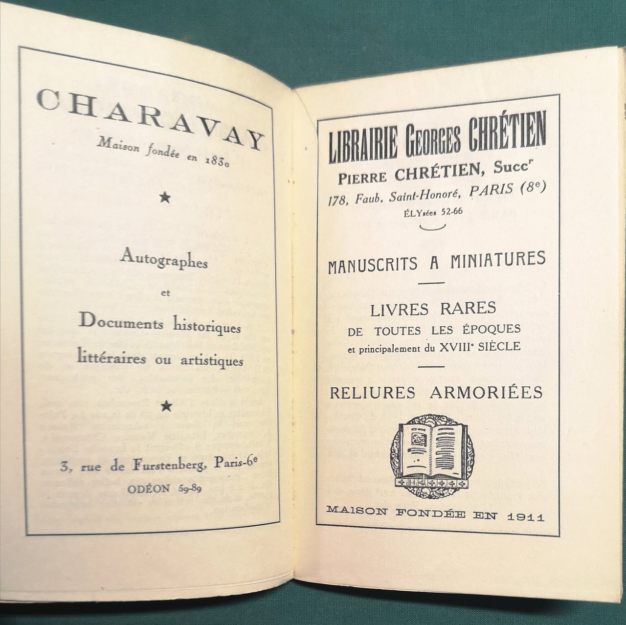 La Civilisation du livre: les richesses de la librairie française …