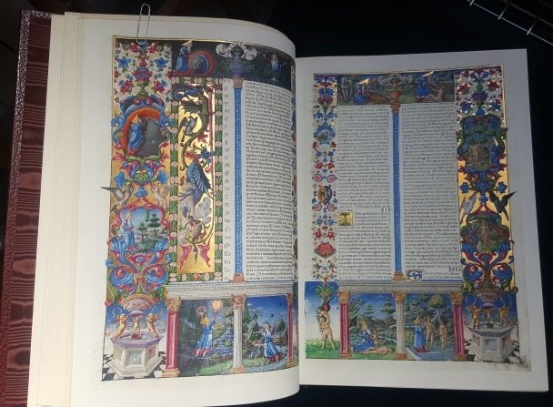 La Bibbia di Borso d'Este. Riproduzione integrale promossa e curata da Giovanni Treccani degli Alfieri con documenti e studio storico-artistico di Adolfo Venturi.&amp;nbsp;