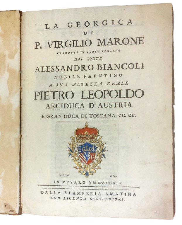 La Georgica di P. Virgilio Marone tradotta in verso toscano …