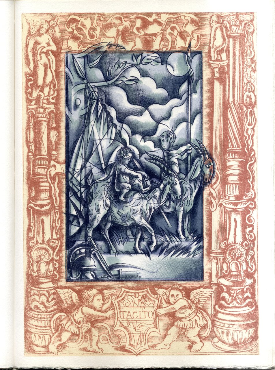 LA GERMANIA. Traduzione di F.T. Marinetti, litografie di Floriano Bodini.