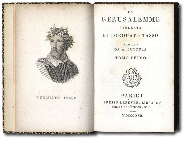 La Gerusalemme Liberata&amp;nbsp;di Torquato Tasso, pubblicata da A. Buttura.