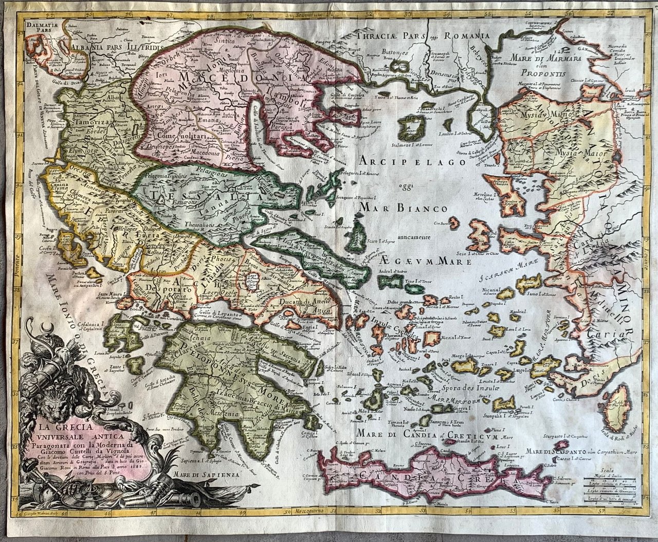 La Grecia universale antica paragonata con la Moderna