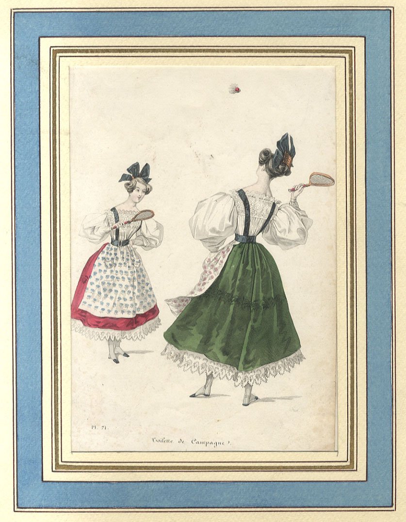 La Mode. Toilette de campagne.