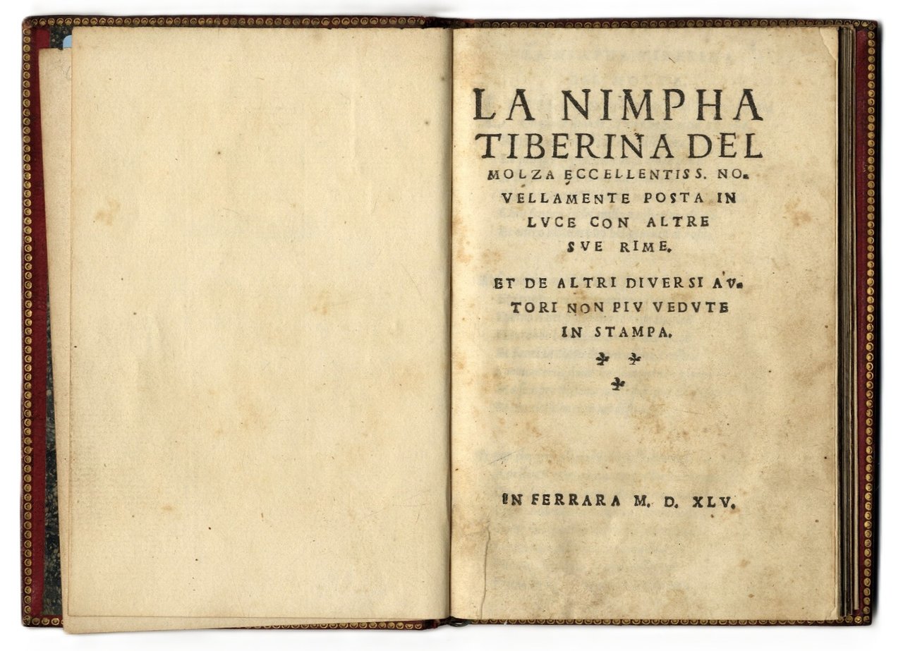 La nimpha tiberina del Molza eccellentiss. Novellamente posta in luce … | Immagine principale